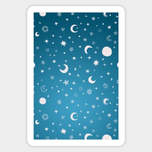 Stars And Moons Sticker